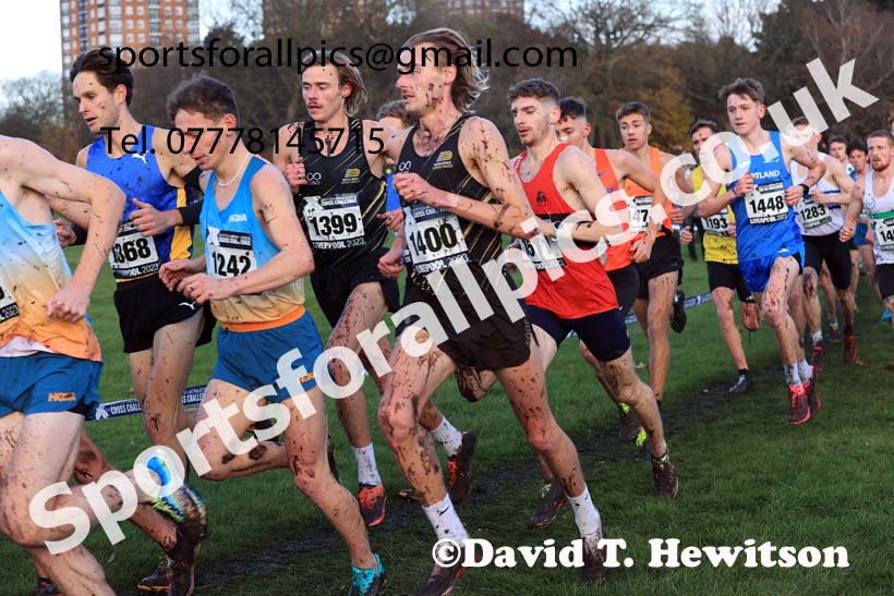 Senior Men and Under-23s, 2023 British Athletics Cross Challenge, Sefton Park, Liverpool. Photo: David T. Hewitson/Sports for All Pics